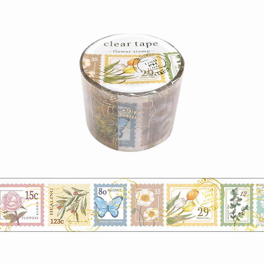 deko paska mind wave flower stamp